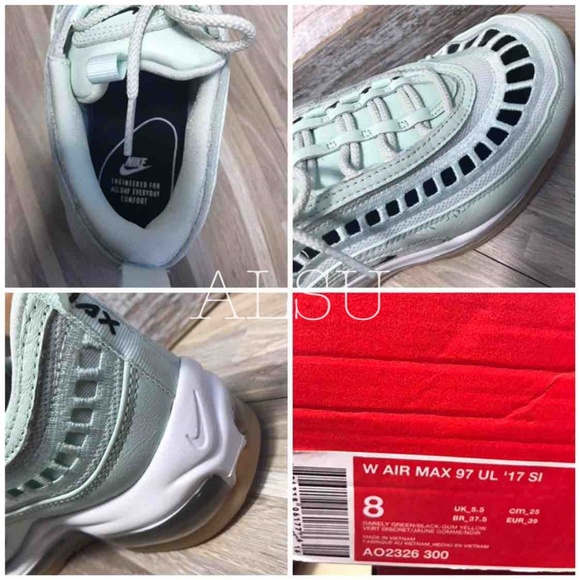 Nike Air Max 97 UL ‘17 SI Barely Green W AUTHENTIC - Picture 8 of 8